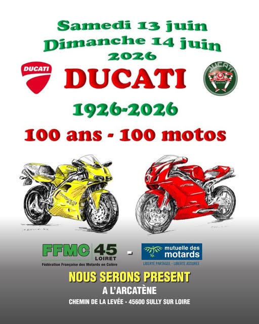 Ducati fête ses 100 ans à L’Arcatène - Musée Helyett